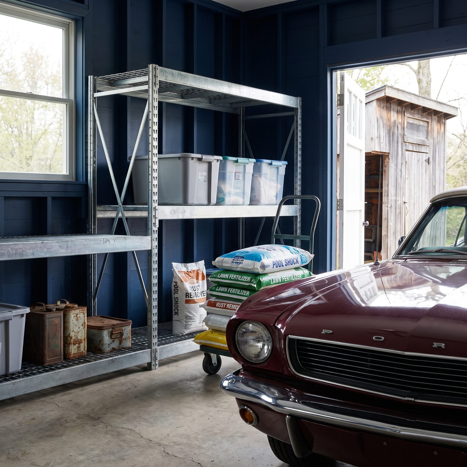 Move Fertilizer, Pool Chemicals, and Other Corrosives Out of the Building