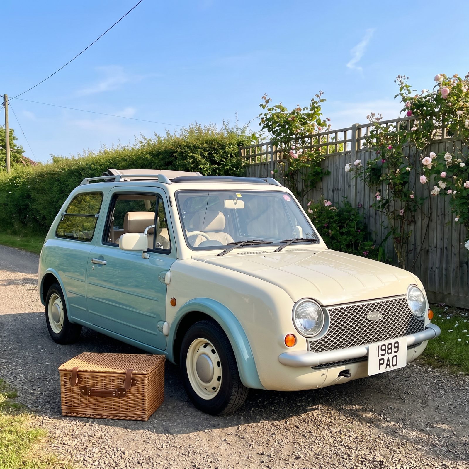 Nissan Pao: A Picnic Basket With Wheels and a Latch