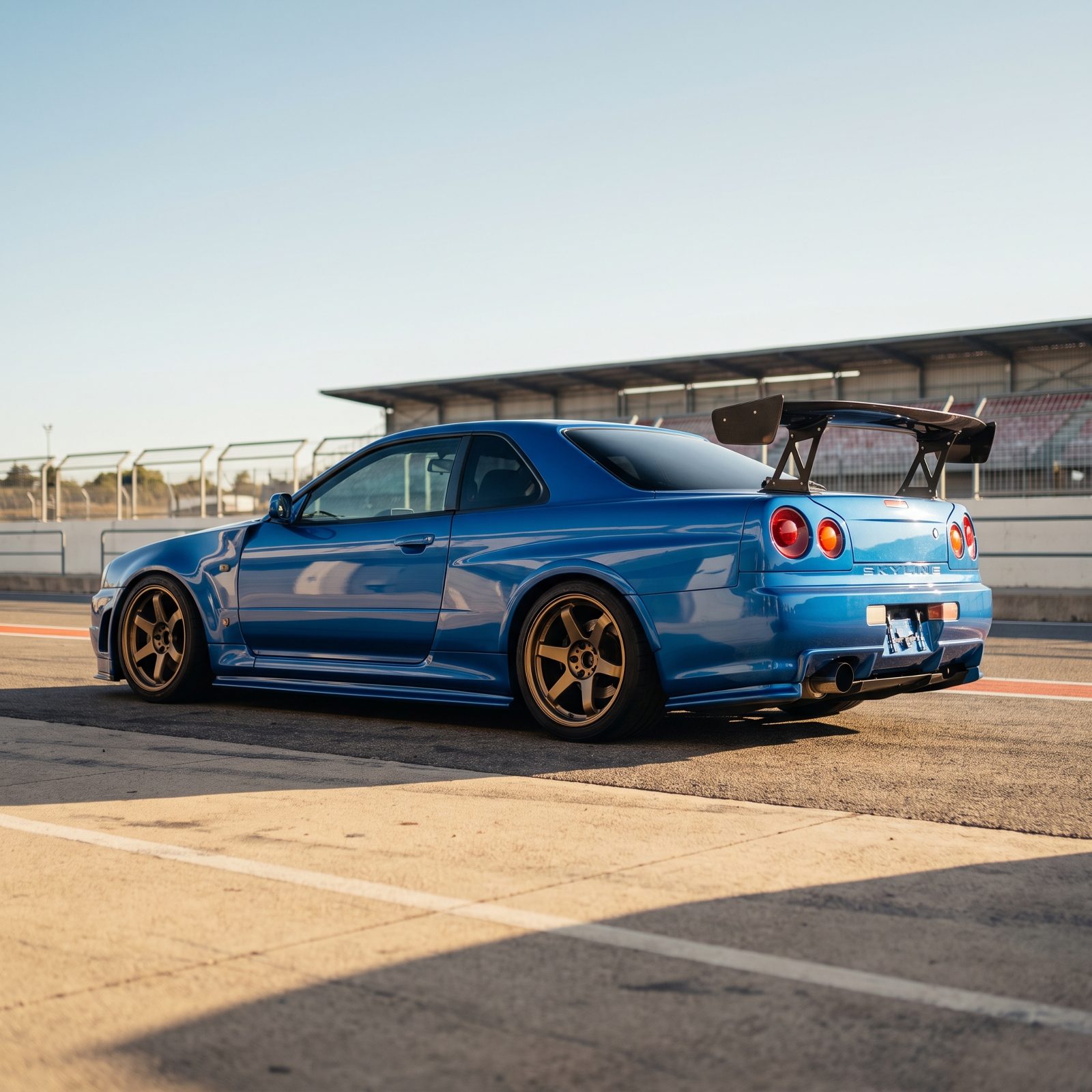 Nissan Skyline GT-R R34, Boxy Surfaces Charged With Tension