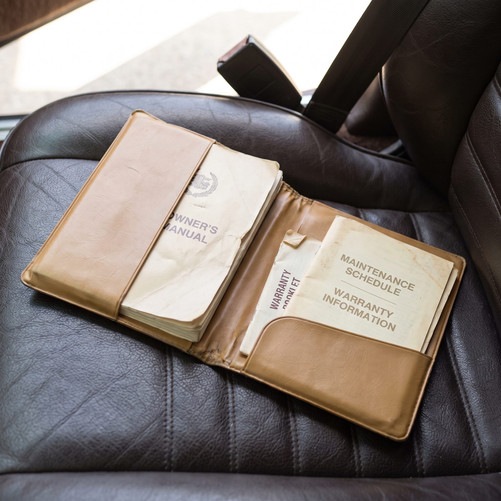 The Original Owner's Manual Still in Its Wallet