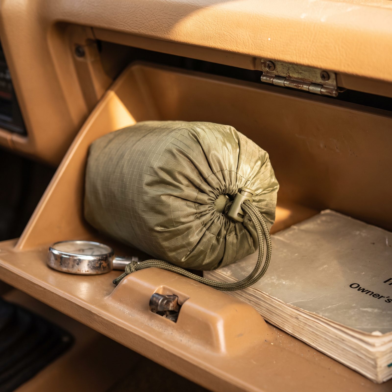 A Packable Waterproof Poncho for the Roadside Downpour