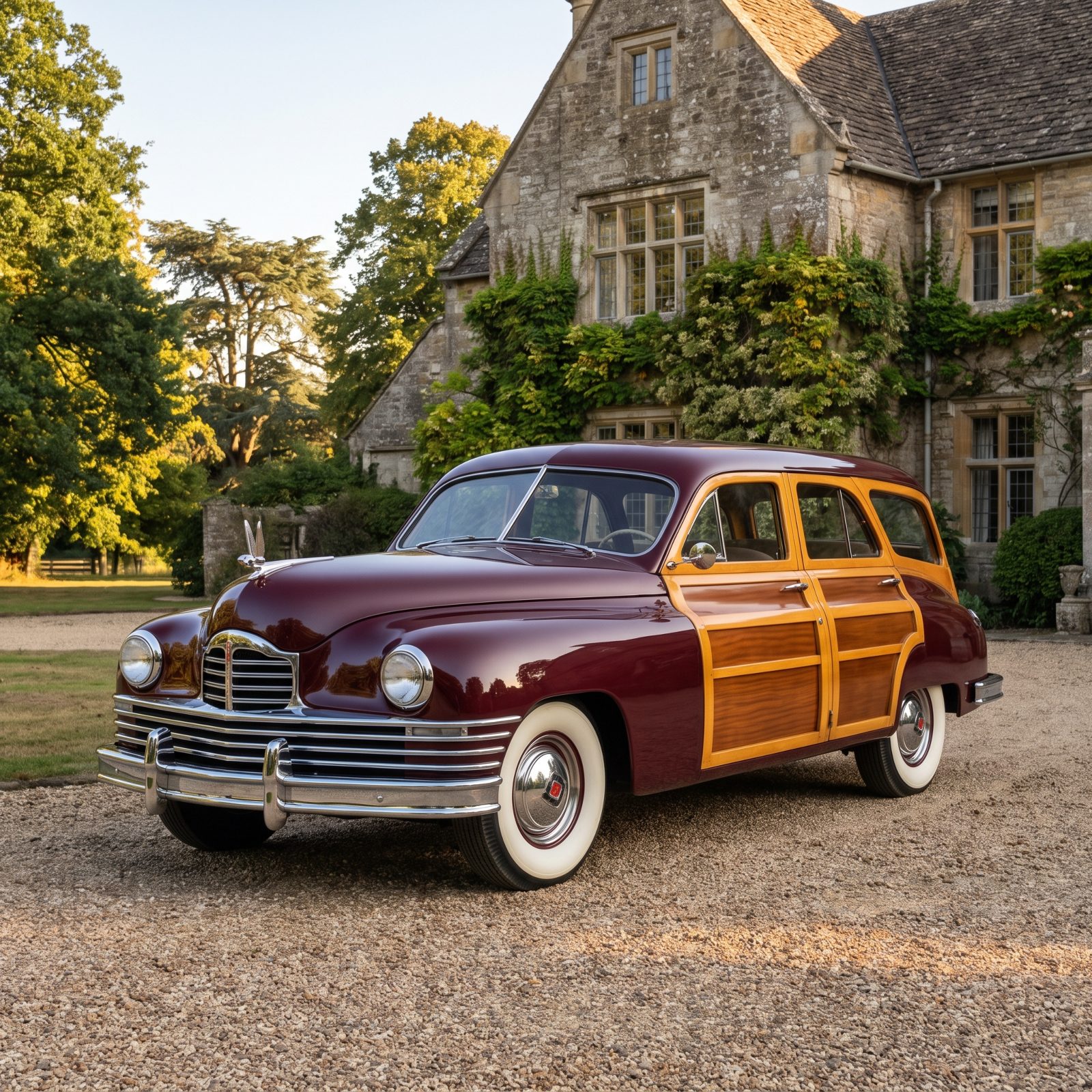 Packard Station Sedan, Limo Up Front, Woody Out Back