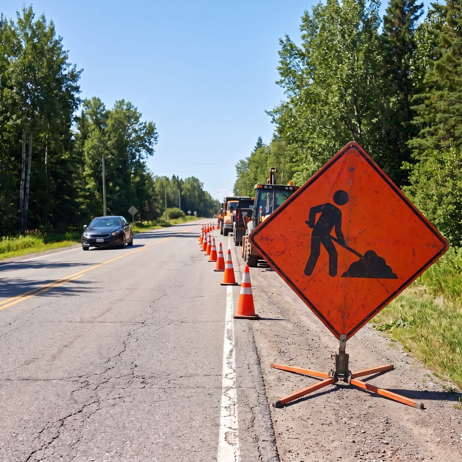 Pausing to Read Every Temporary Roadwork Sign