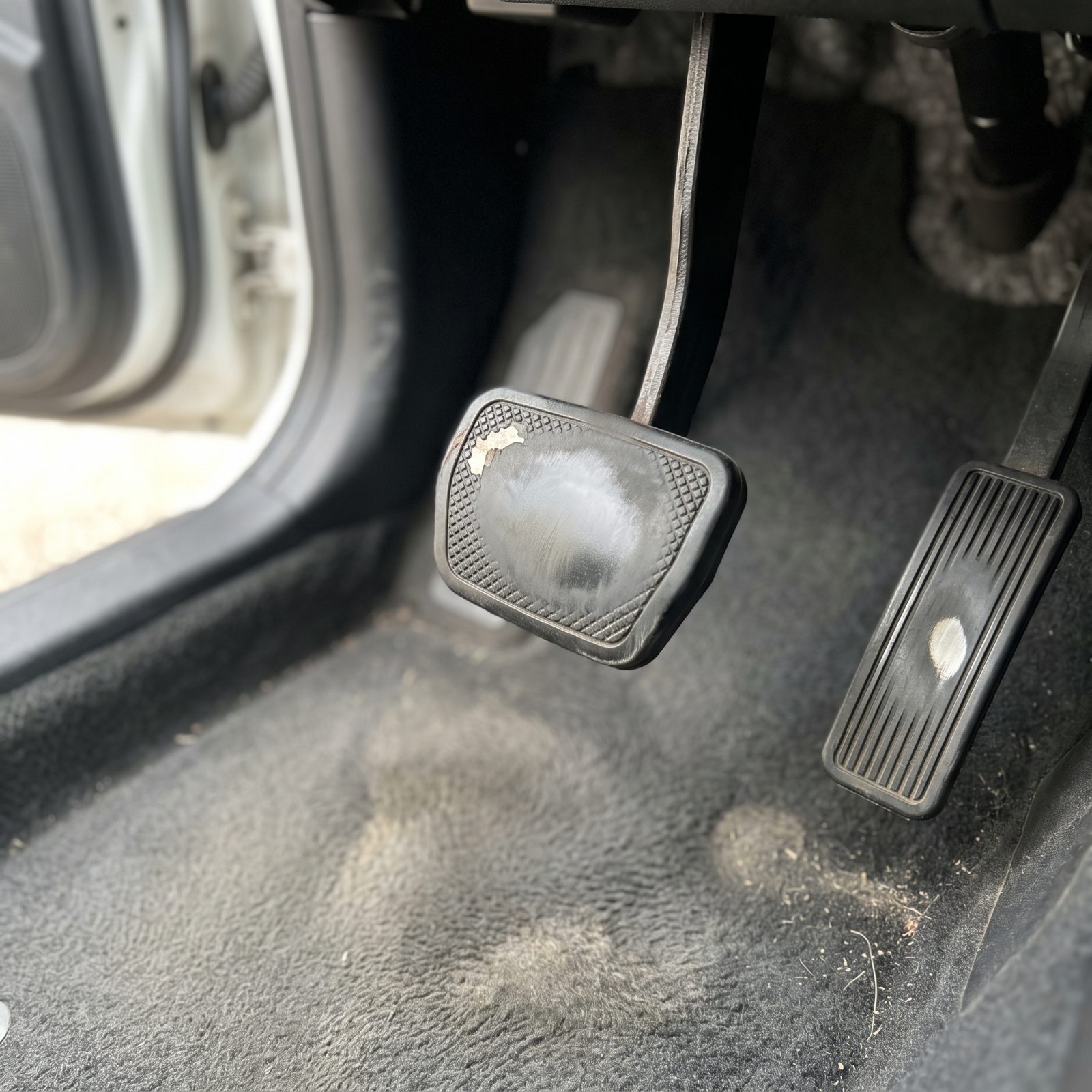 Pedal Rubber Worn Through When the Odometer Reads Low Starts a Hard Conversation