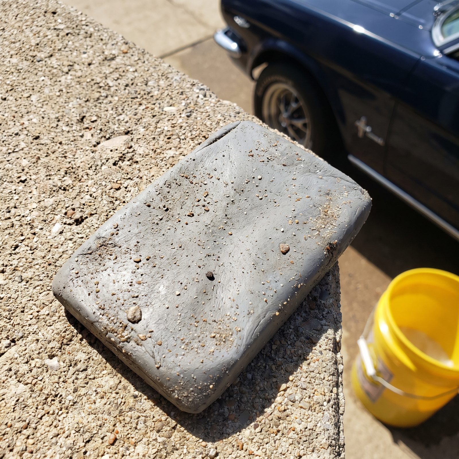 Picking Up a Dropped Clay Bar and Putting It Right Back on the Car