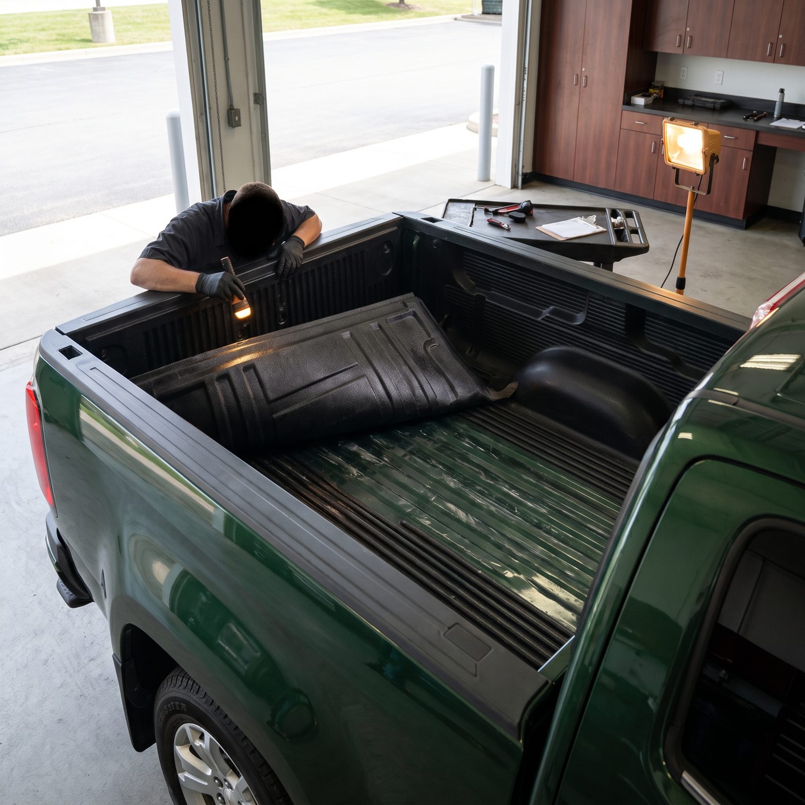 Pickup-Bed Damage Hidden Beneath a Drop-In Bedliner