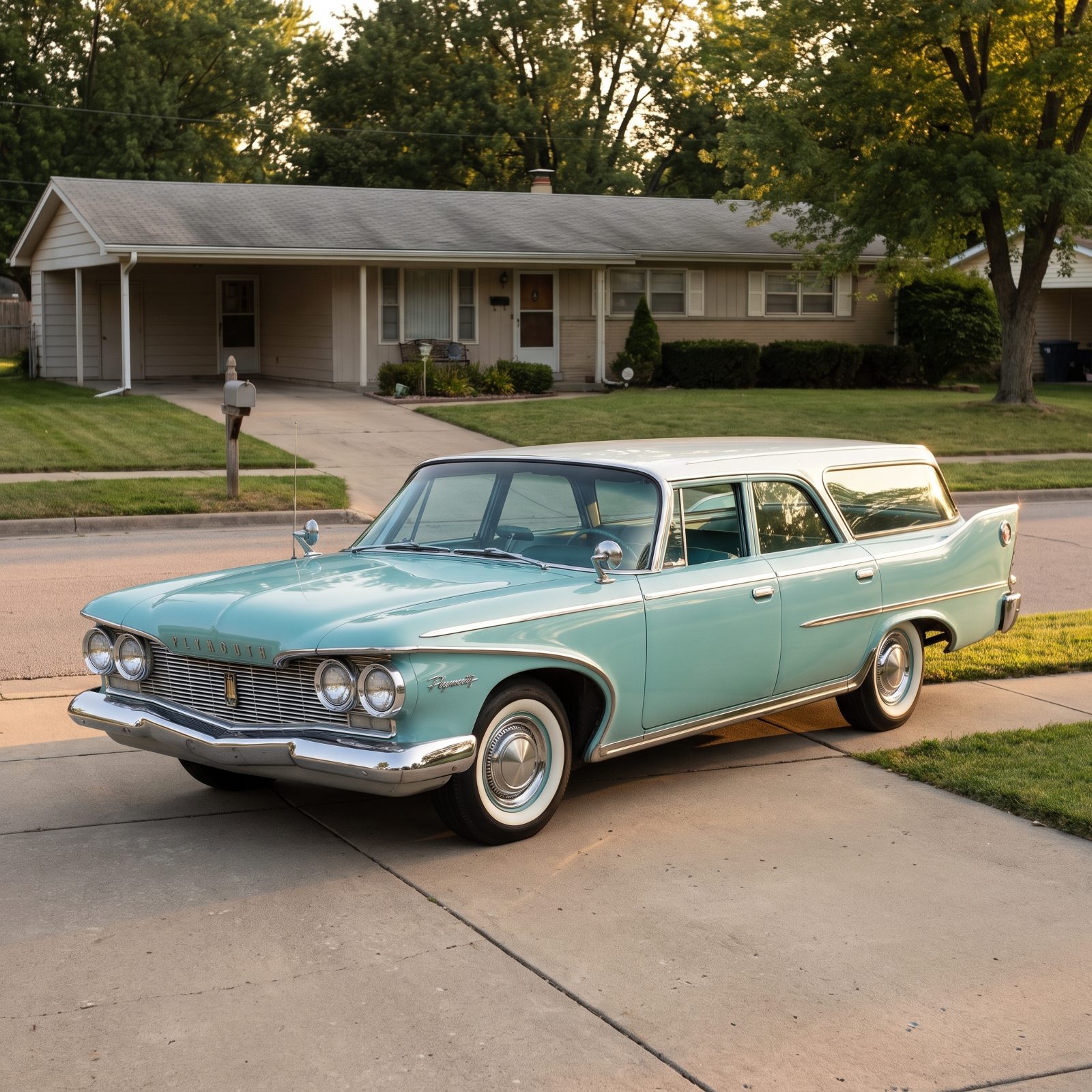 Plymouth Fury Suburban 1960, Fins Big Enough to Sail a Boat