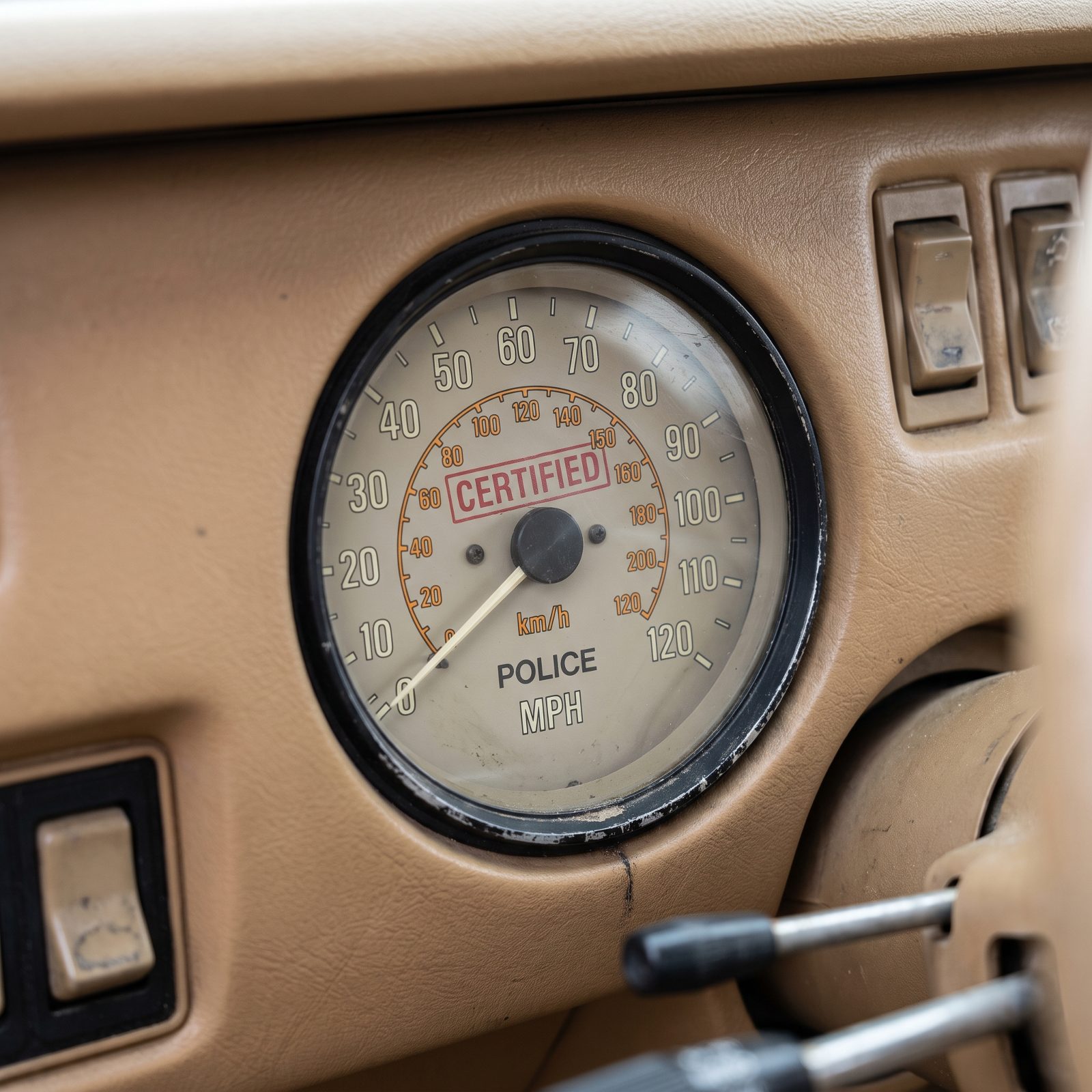 Plymouth Reliant Police Package: The Certified Speedometer
