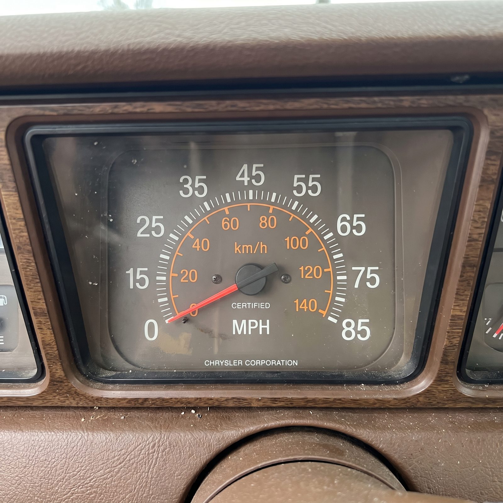 Plymouth Reliant Police Package: The Certified Speedometer