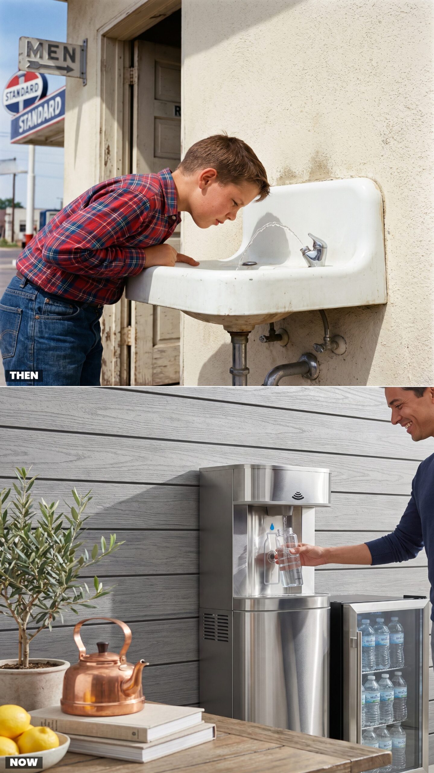 Porcelain Drinking Fountains vs. Bottled-Water Coolers