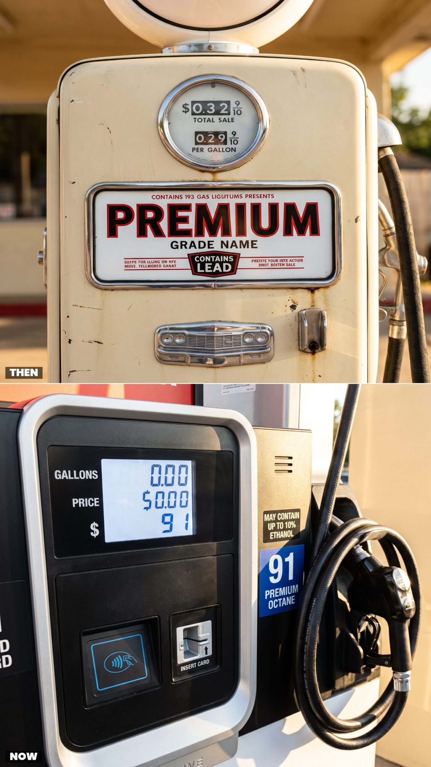 Prominent Leaded-Gas Labels vs. Ethanol-Blend Notices