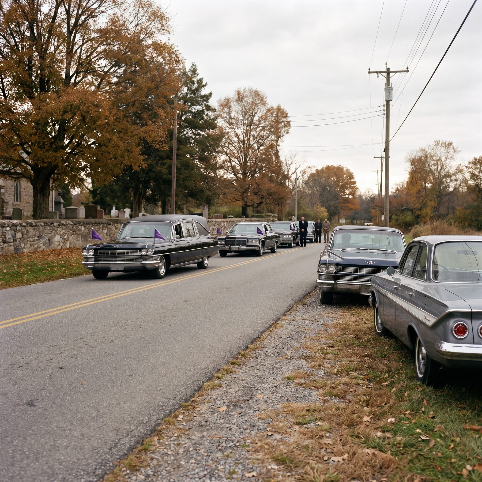 Pulling Fully Onto the Shoulder for a Passing Funeral Procession