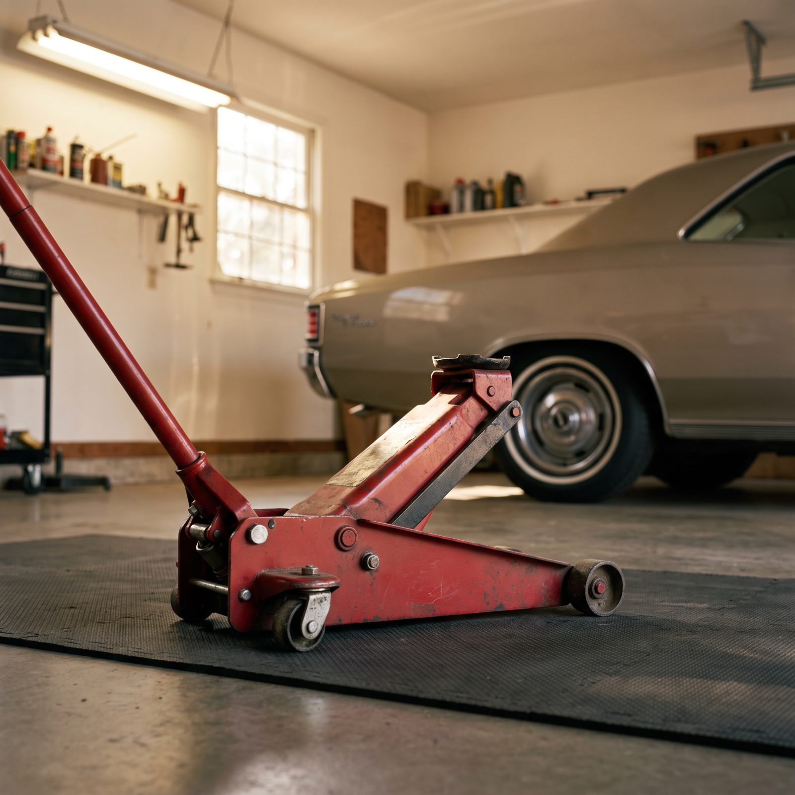 A Quality Hydraulic Floor Jack That Won't Creep Down