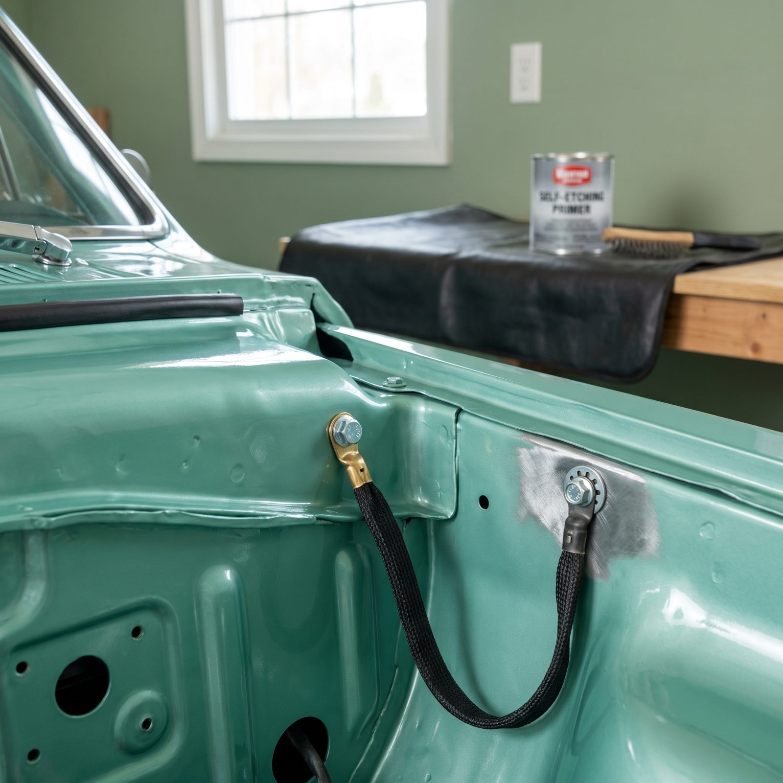 Relying on Painted Body Panels to Provide Electrical Grounds