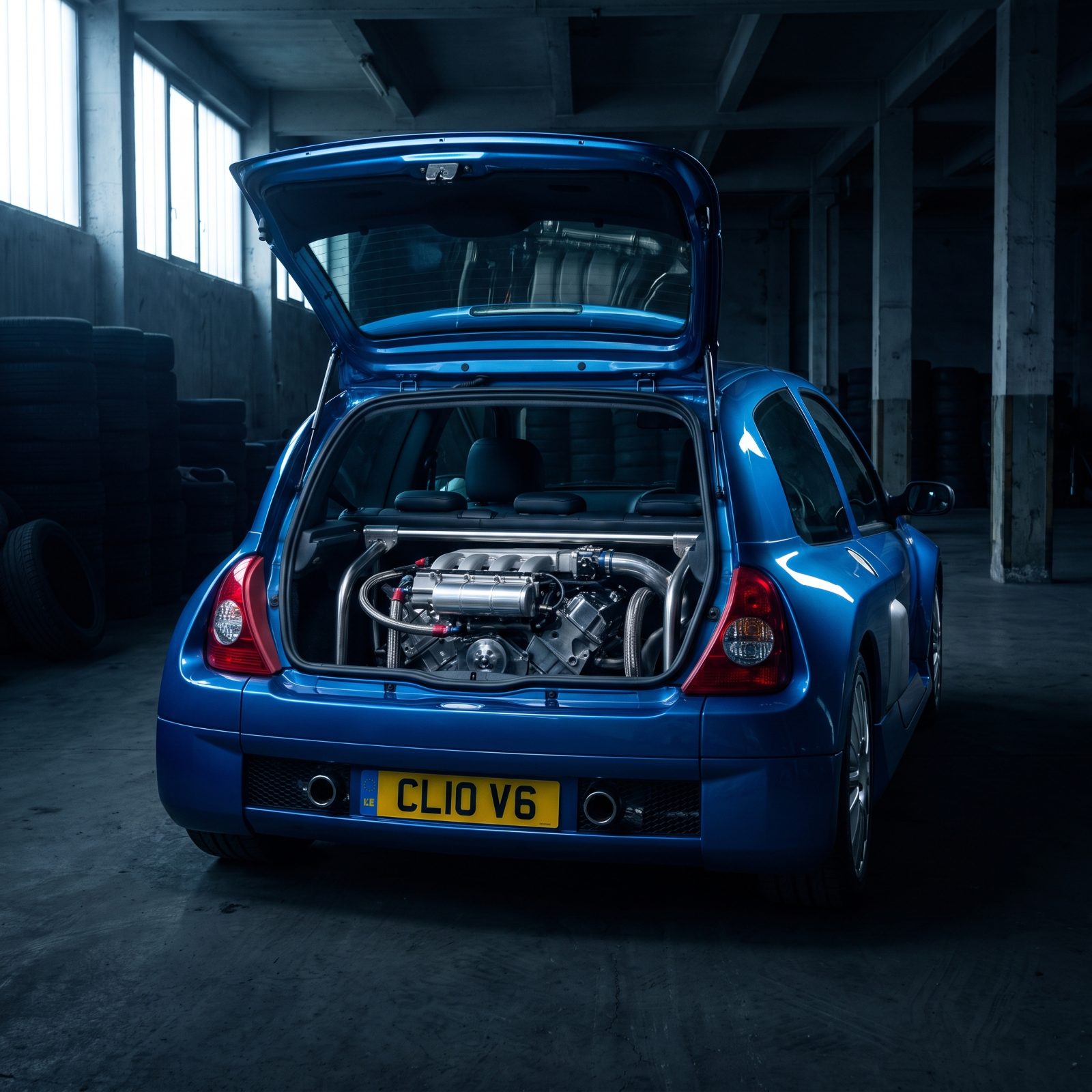 Renault Clio V6: The Engine Sitting Where the Back Seat Should Be