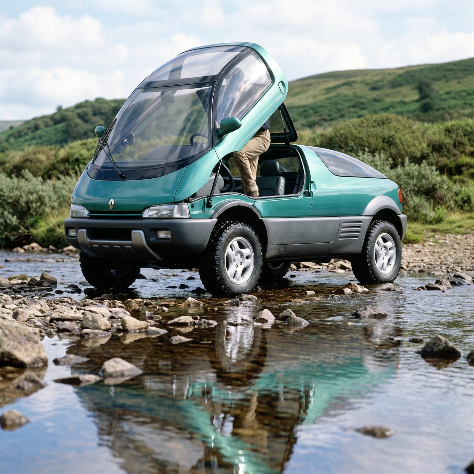 Renault Racoon: The Amphibious 4x4 You Climbed Into Through the Roof