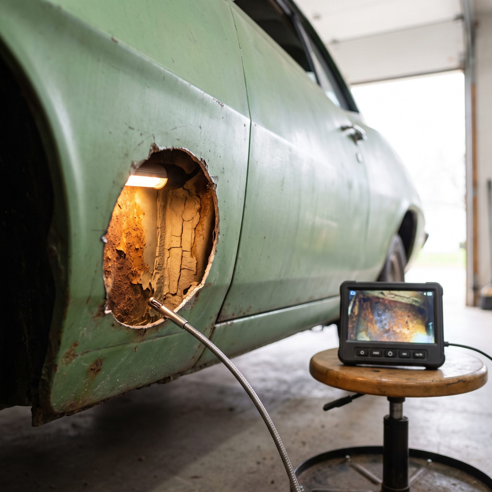 Repairing Visible Rust While Ignoring Hidden Cavities