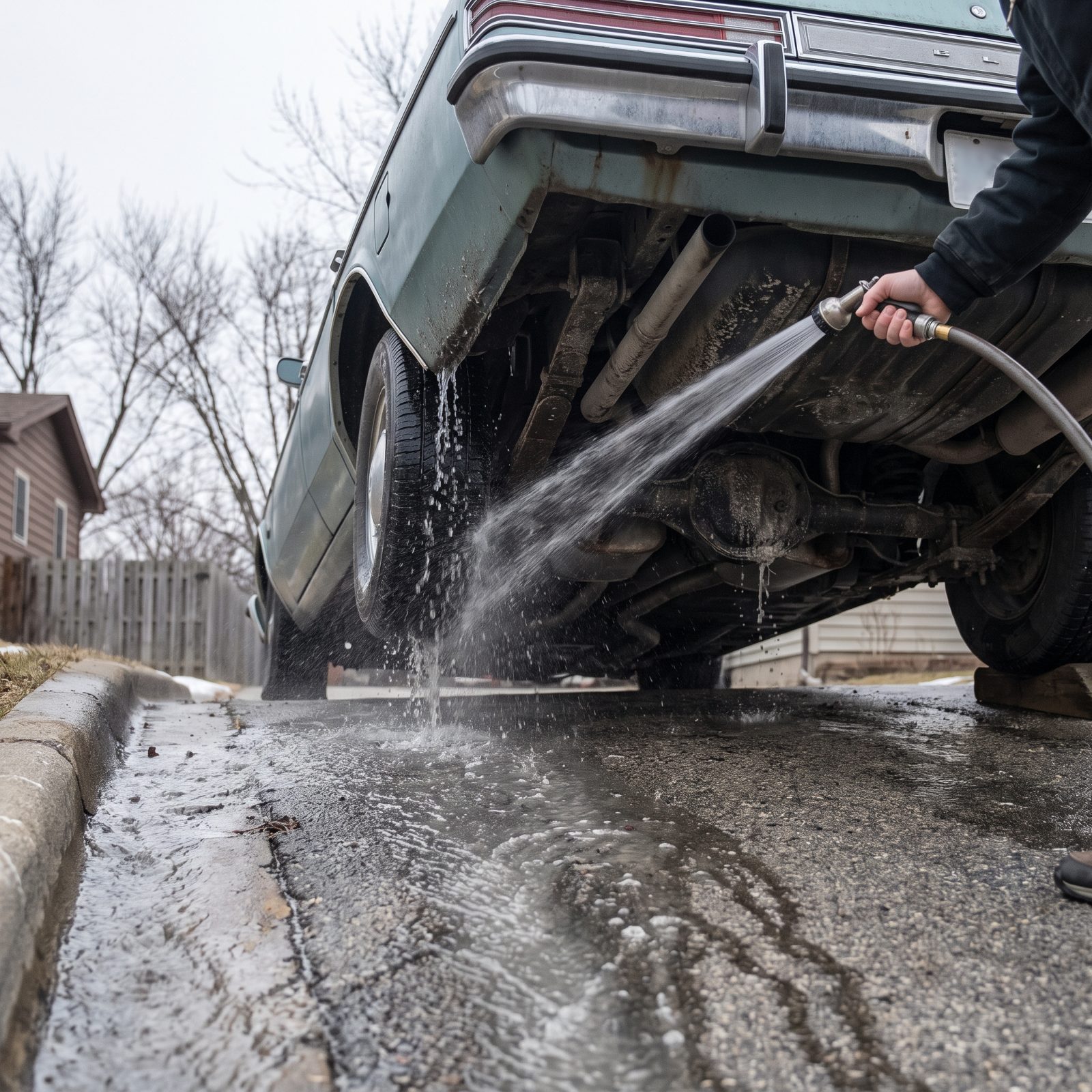 Rinse Road Salt Off Twice, After Exposure and Again After the Thaw
