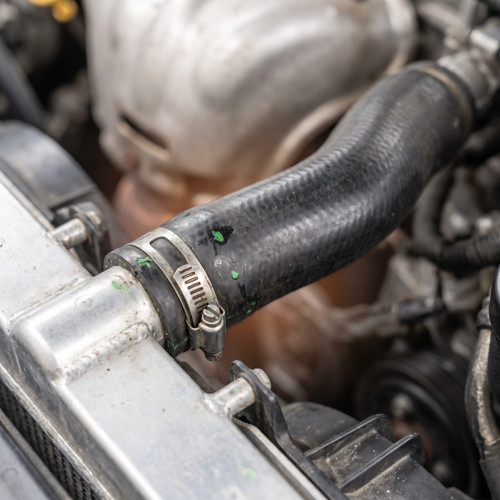 A Rock-Hard Upper Radiator Hose Soon After Startup Suggests Abnormal Cooling-System Pressure