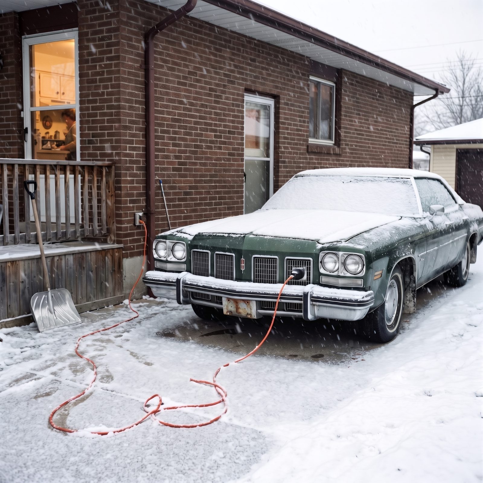 Running an Extension Cord From the House to the Engine Block Heater