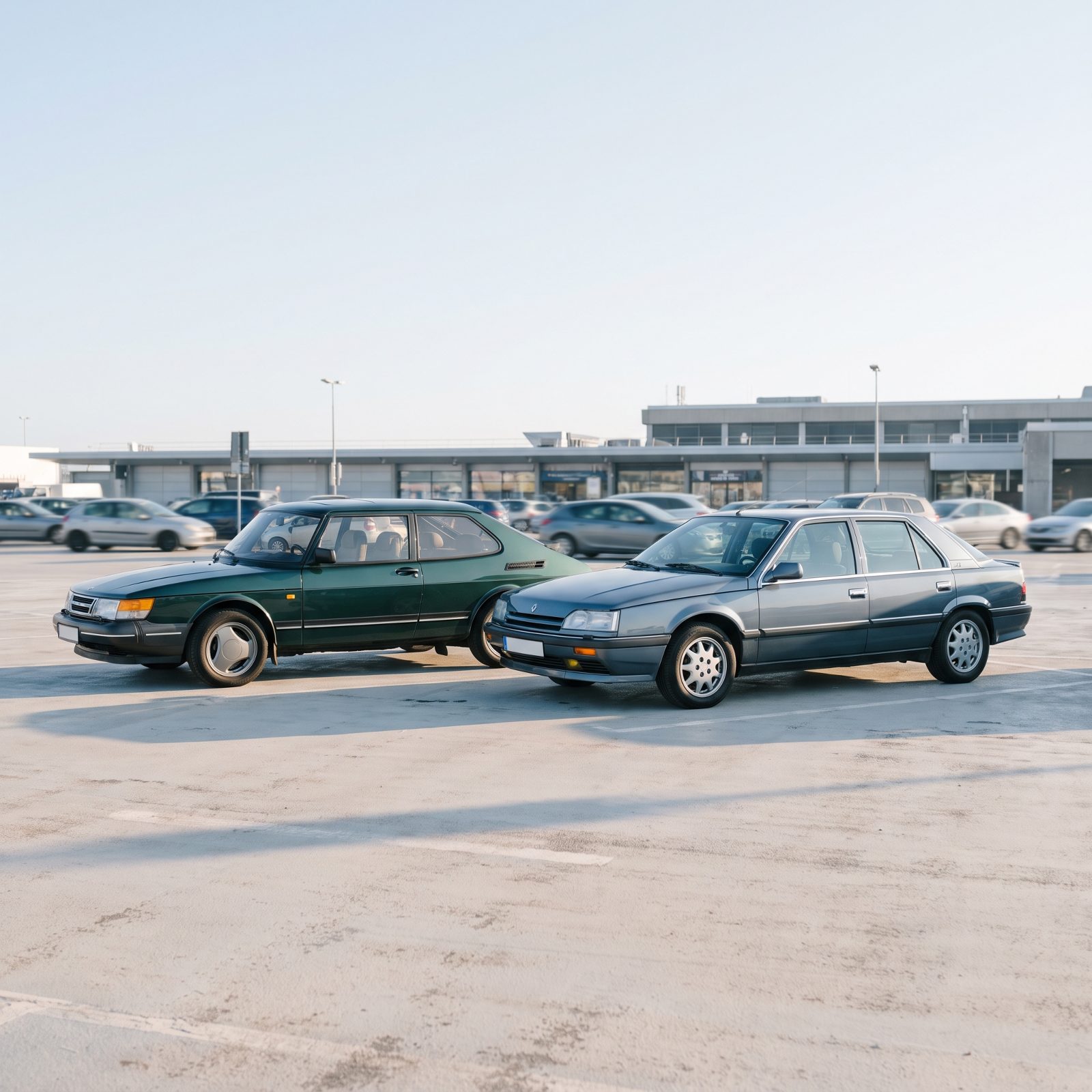 Saab 900 vs. Renault 25: The Car You Could Spot From a Block Away