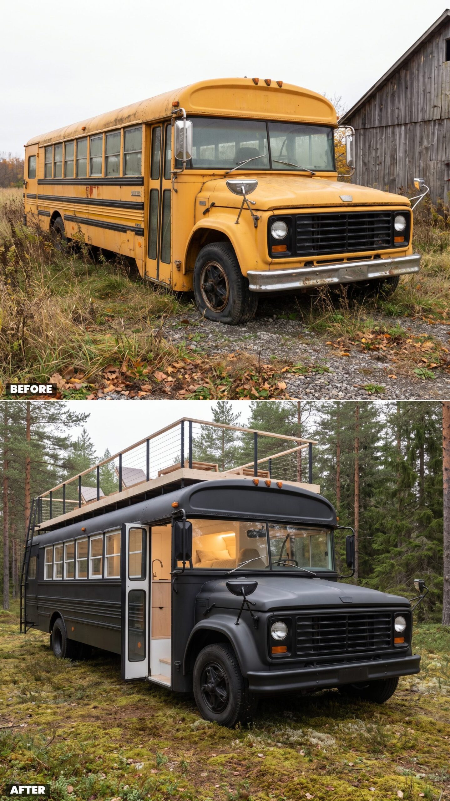 Scandinavian Calm in Pale Birch and Black Steel