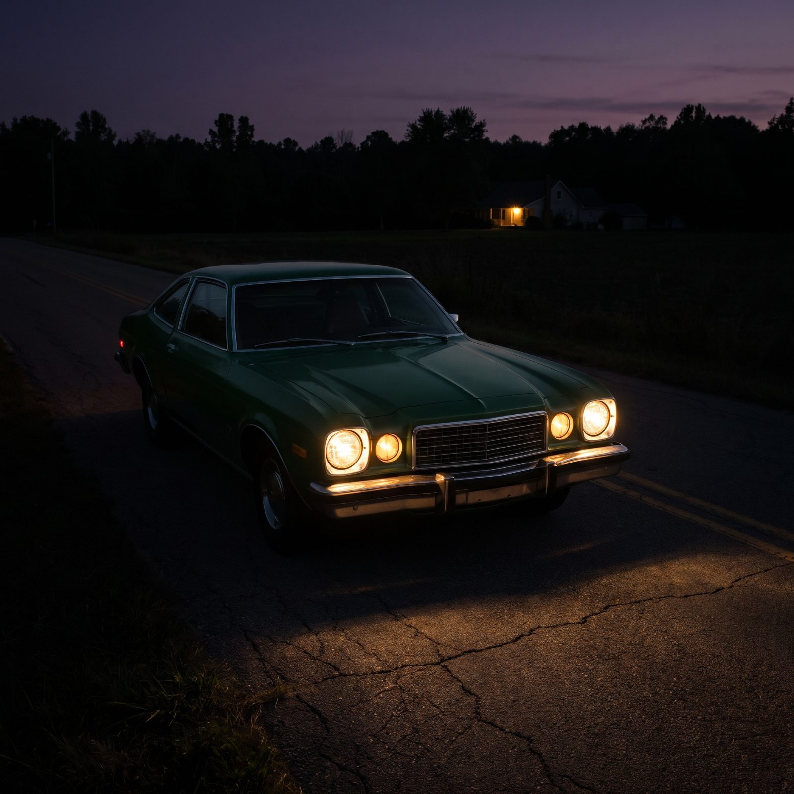 Sealed-Beam Headlights That Lit Maybe Thirty Feet of Road