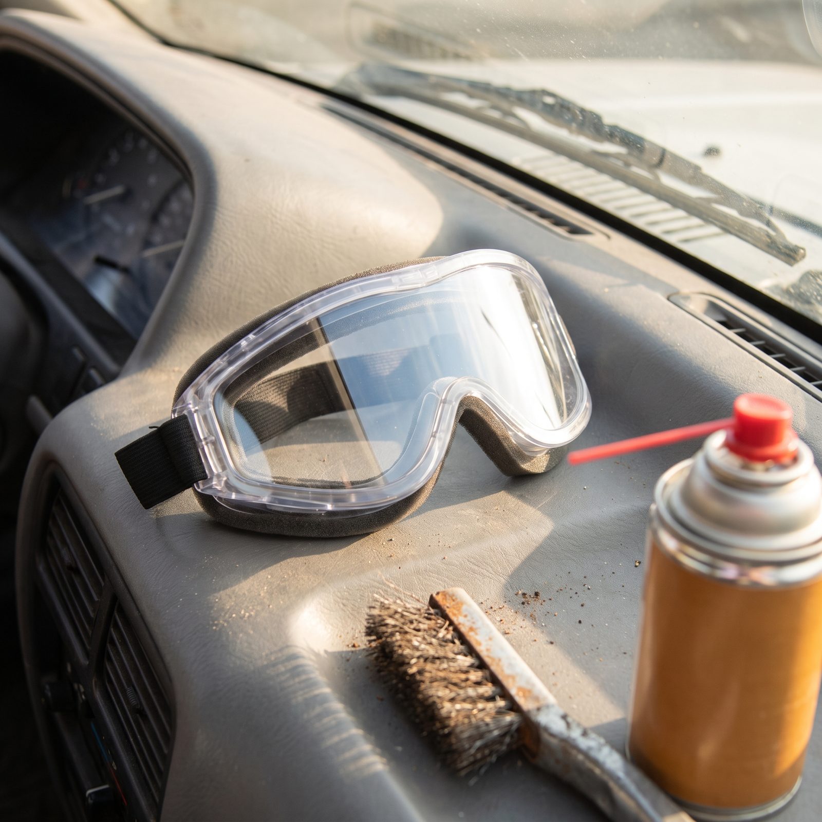 Sealed Safety Goggles for Dust and Fluid Protection