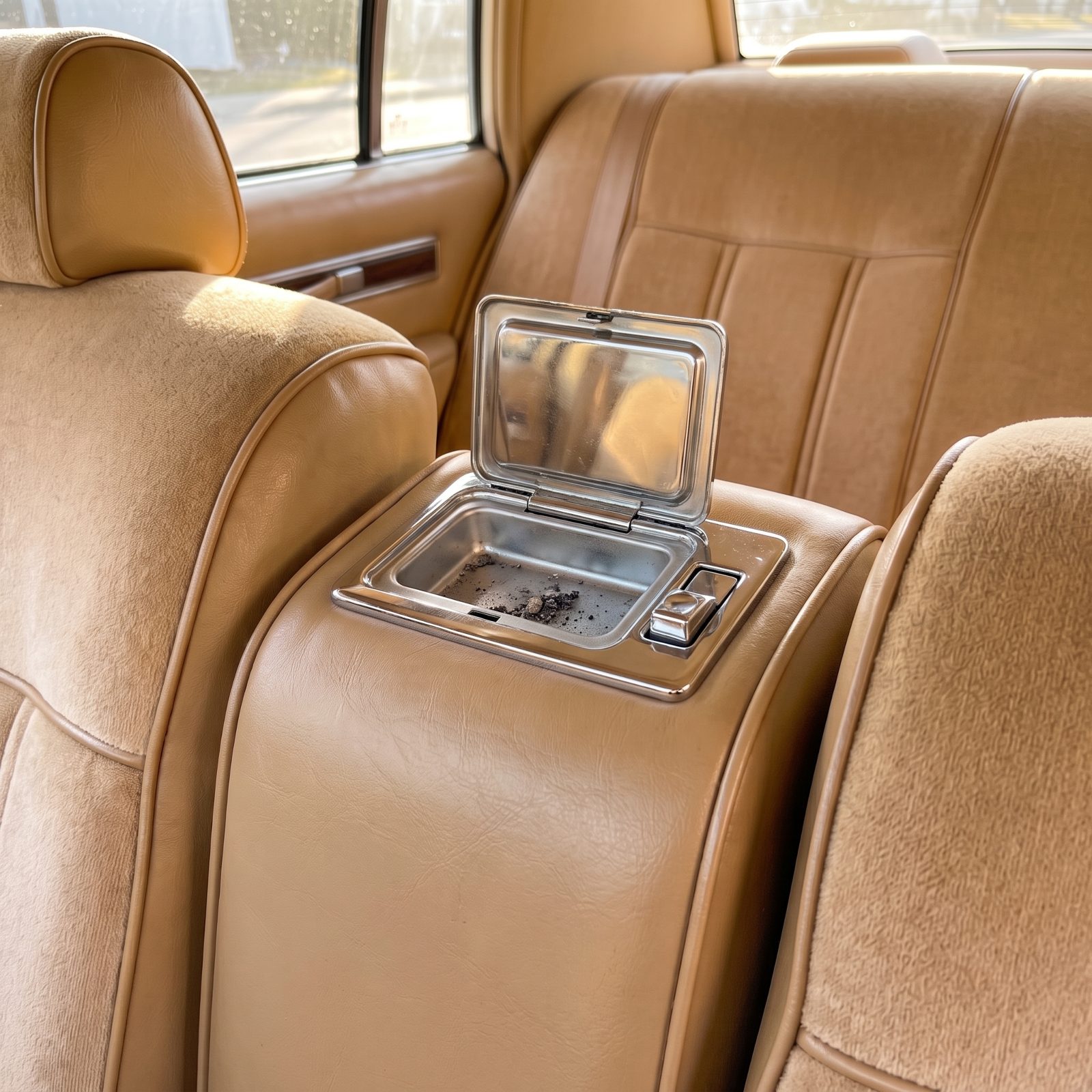 Separate Ashtrays for Rear Passengers