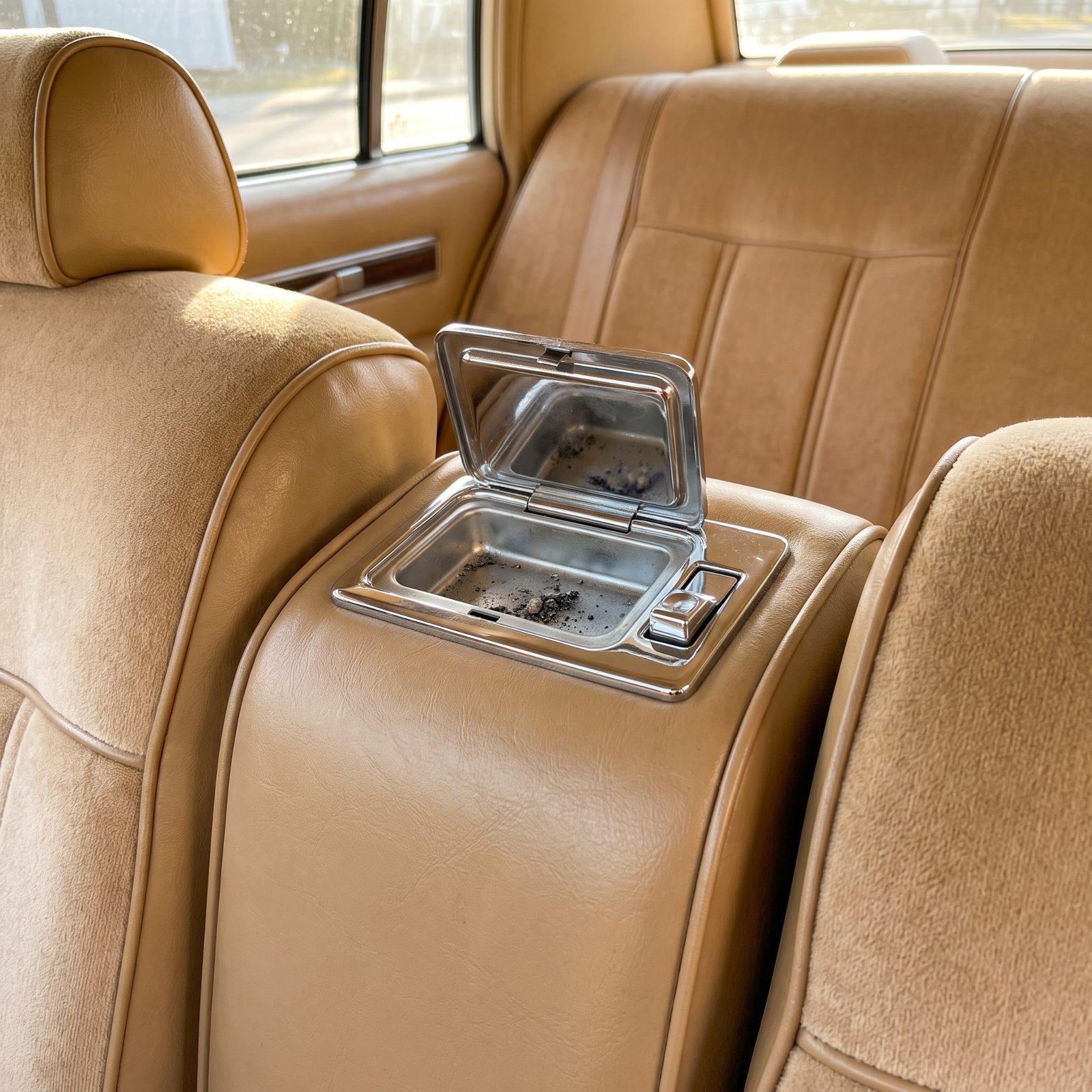 Separate Ashtrays for Rear Passengers