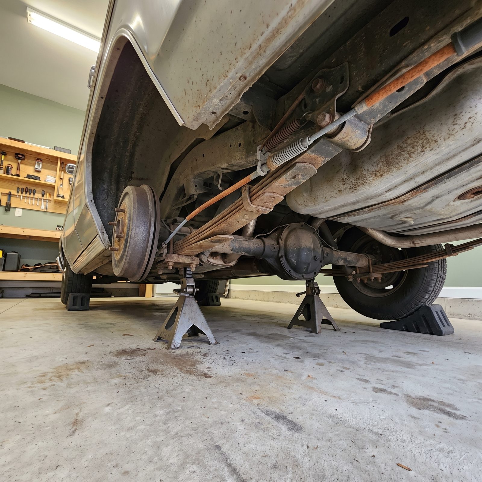 Set and Release the Parking Brake Weekly So the Cable Never Freezes