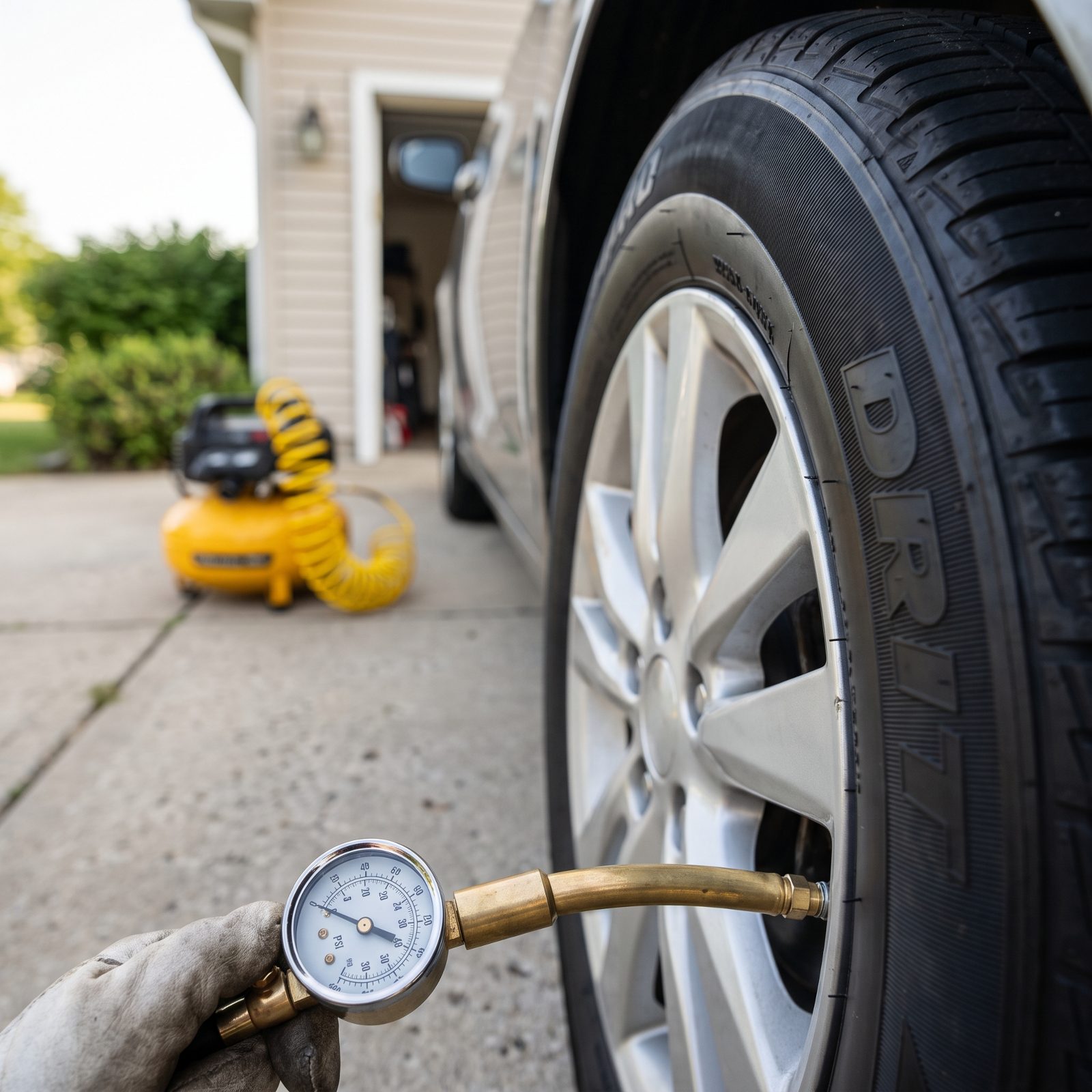 Set Every Tire to the Correct Cold Pressure