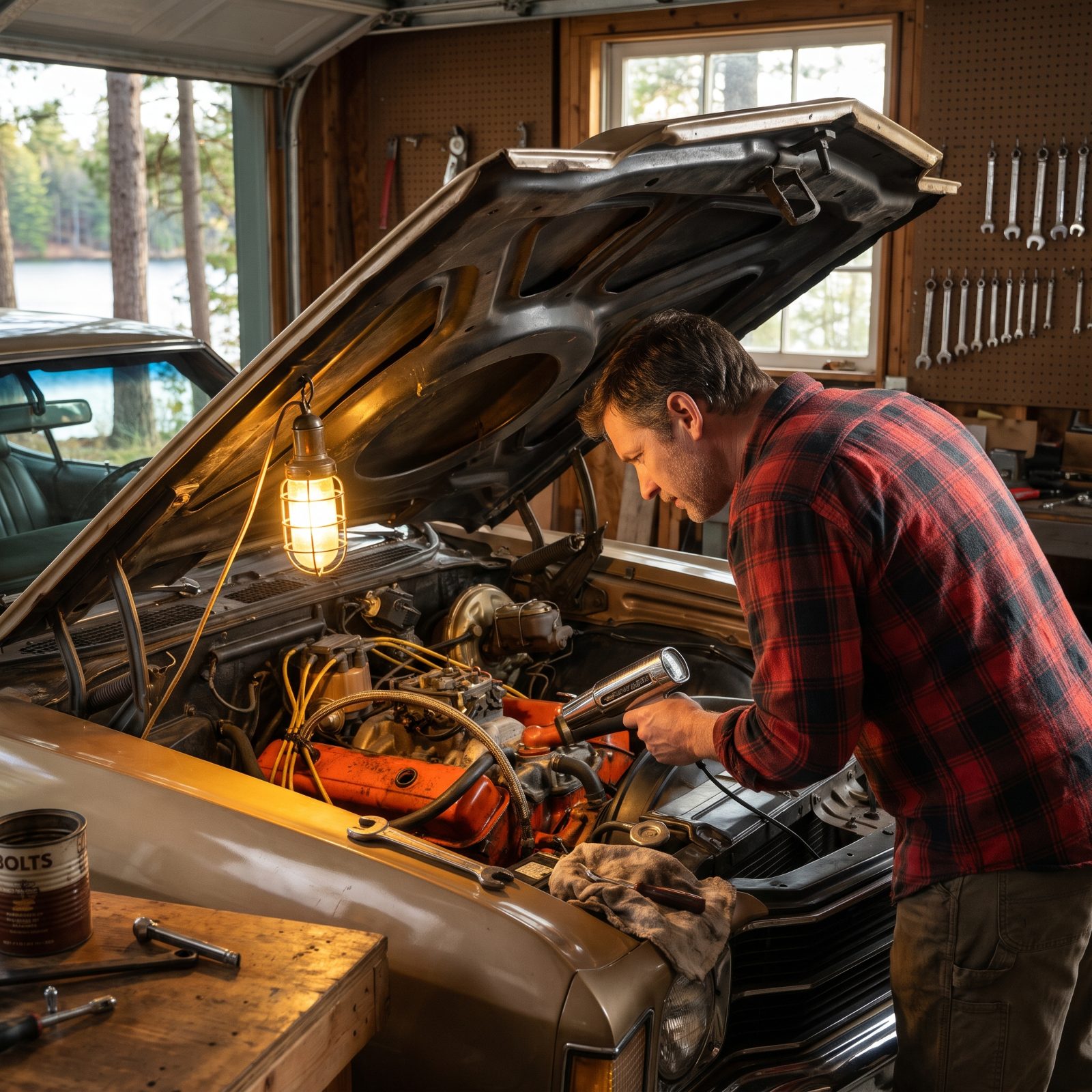 Setting Ignition Timing With a Strobe Light and a Good Ear