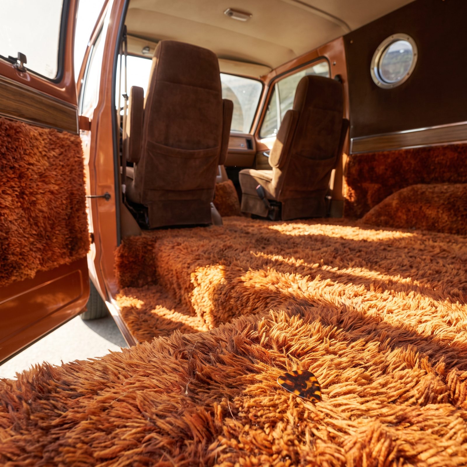 Shag Carpet Across the Floor and Doors