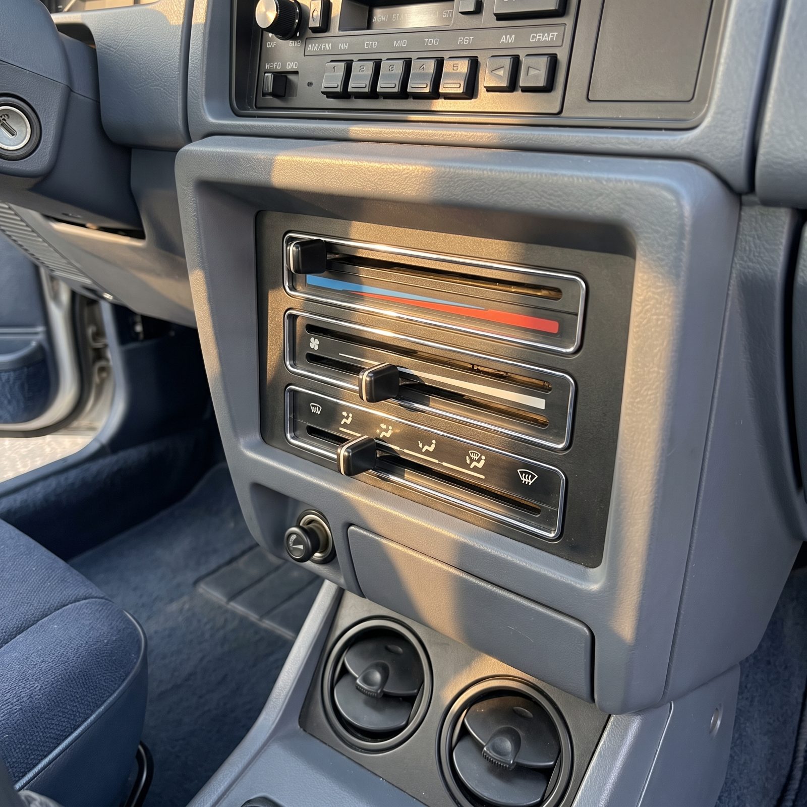 Sliding-Lever Heating and Ventilation Controls