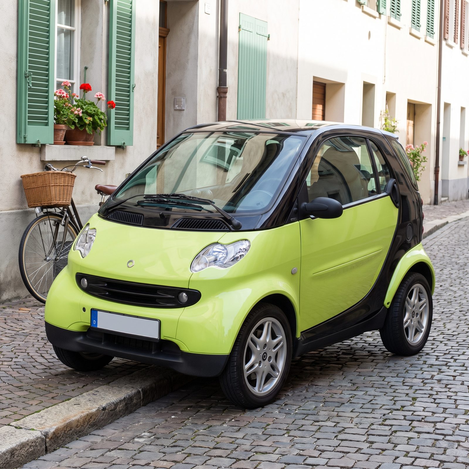 Smart Fortwo: Two Colors, Two Seats, Almost No Nose