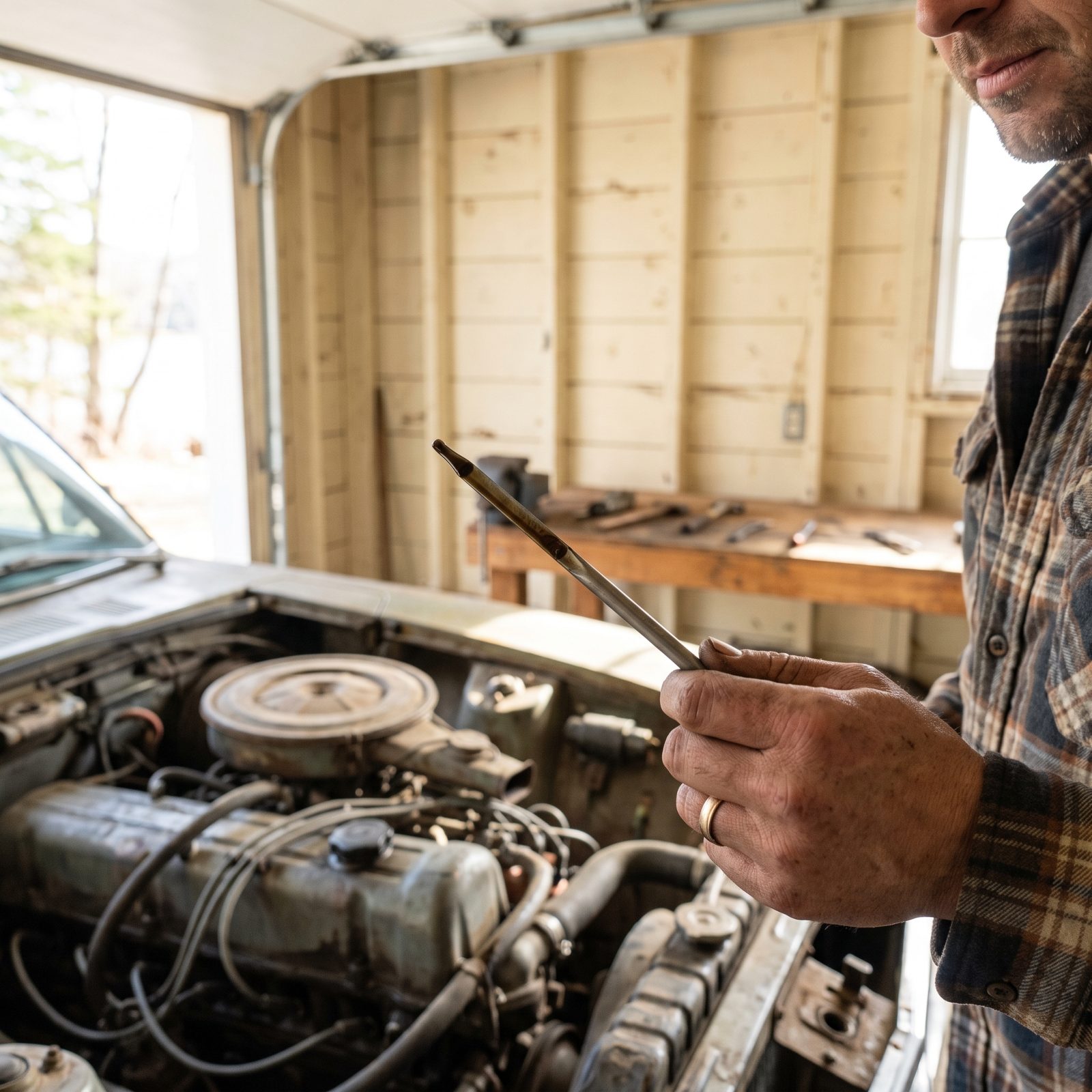 Smell the Dipstick for Fuel That Is Diluting the Engine Oil