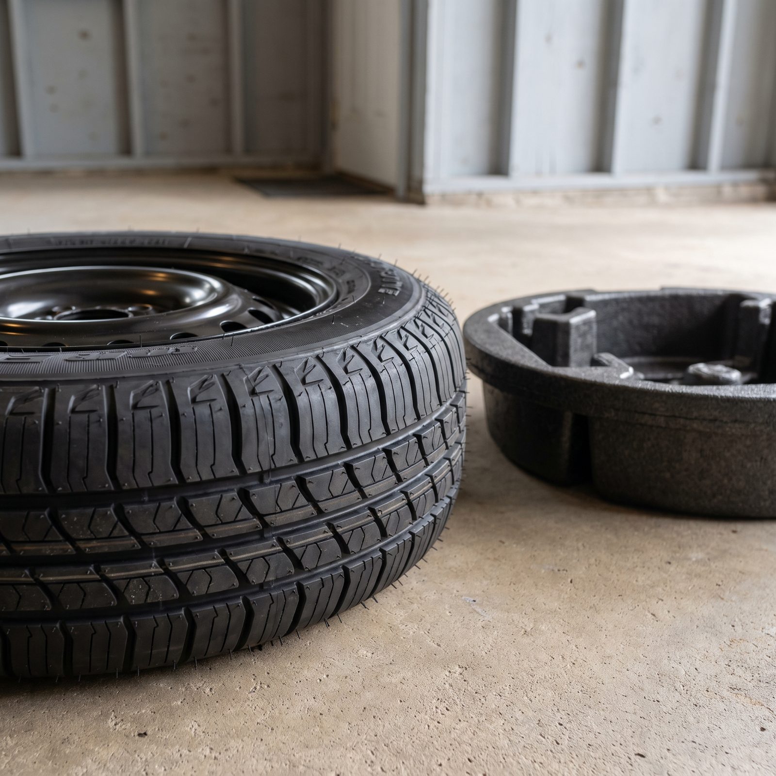 A Spare Tire That Has Never Touched the Road