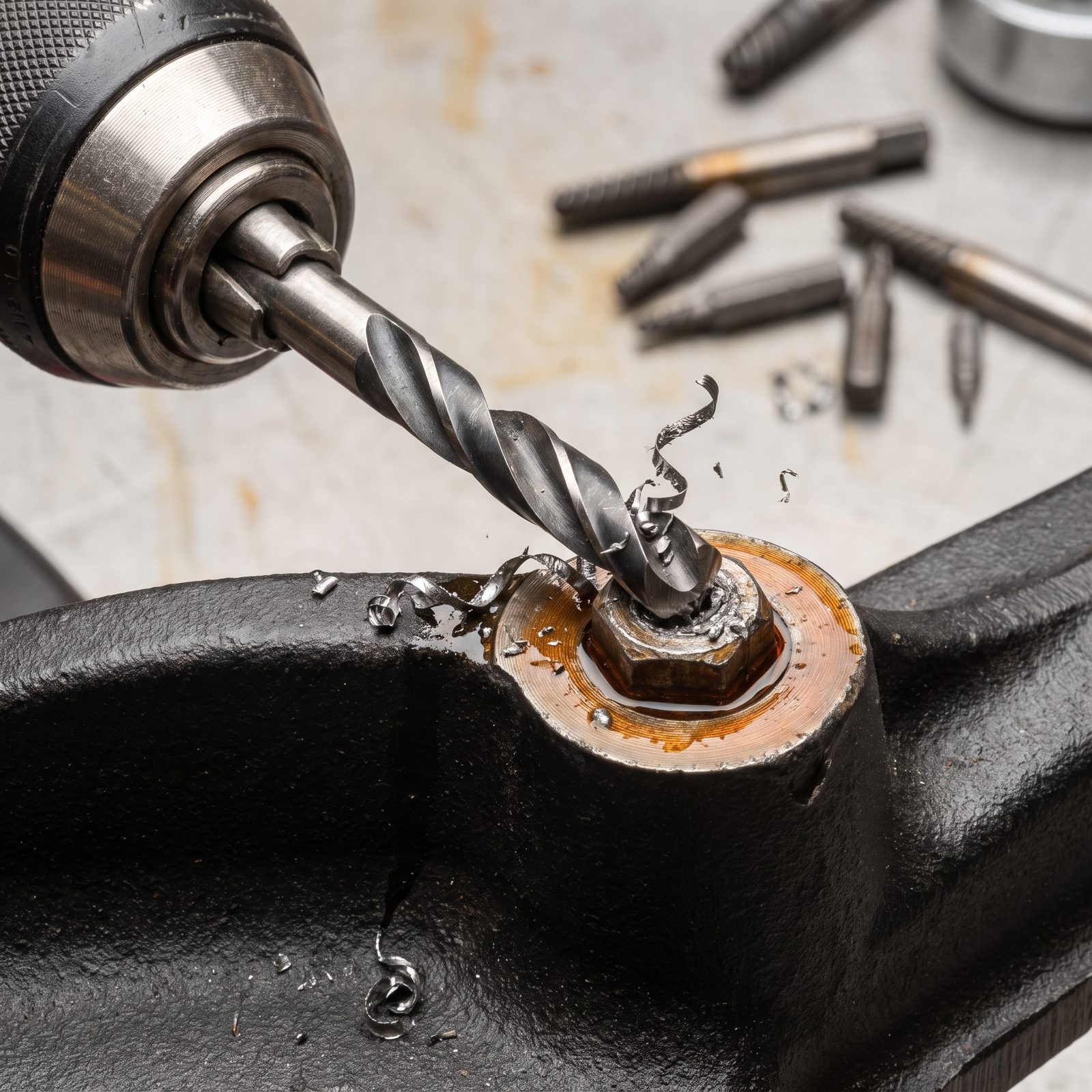 Spin a Left-Hand Drill Bit Into That Broken Fastener