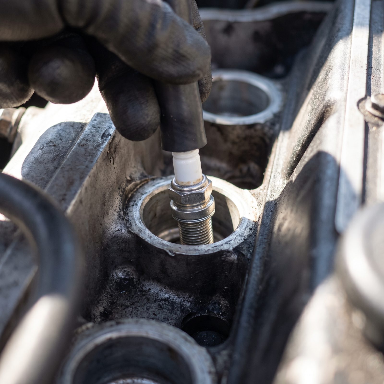 Start Spark Plugs With a Short Piece of Rubber Hose