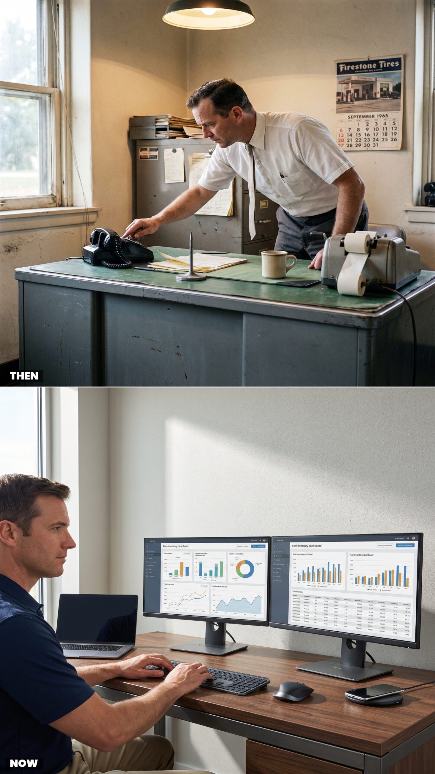 Steel Desks and Rotary Phones vs. Back-Office Computer Stations