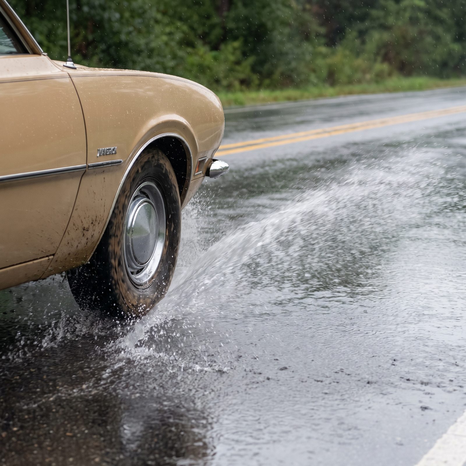 Stomping the Brakes the Instant the Car Starts to Float