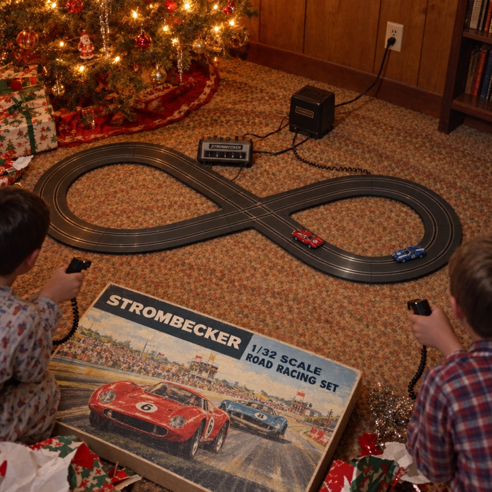 The Strombecker 1/32-Scale Road-Racing Set and the Hum of the Transformer