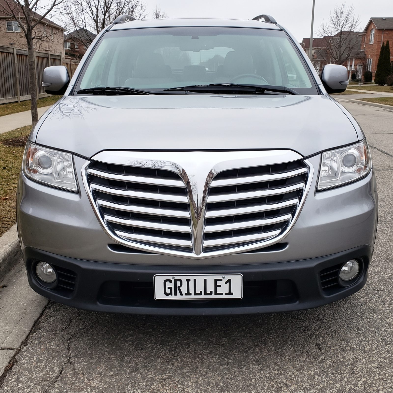 Subaru B9 Tribeca: A Grille Fashion That Overpowered the Whole Car
