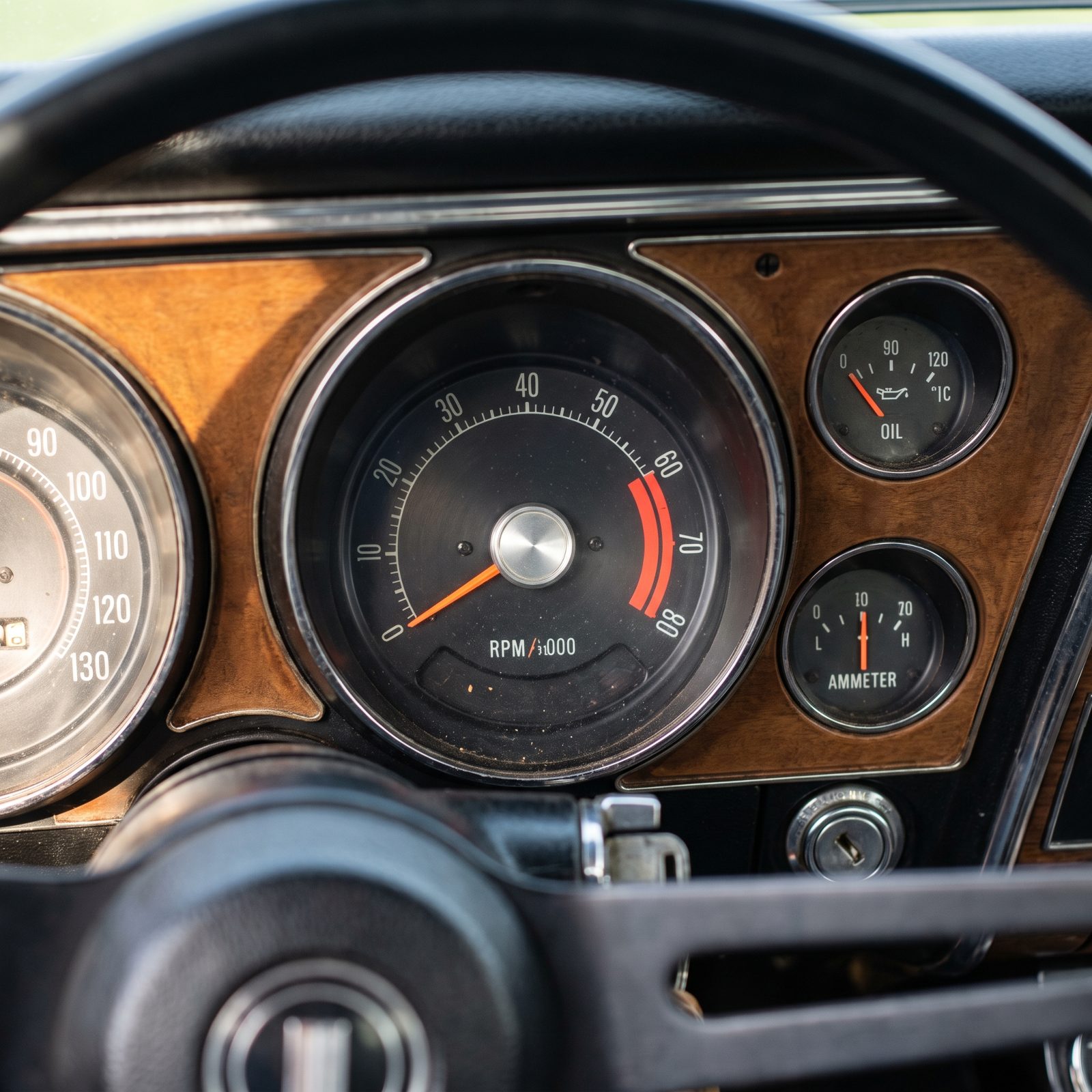 The Tachometer Redline and the Gauge Package That Proves the Car