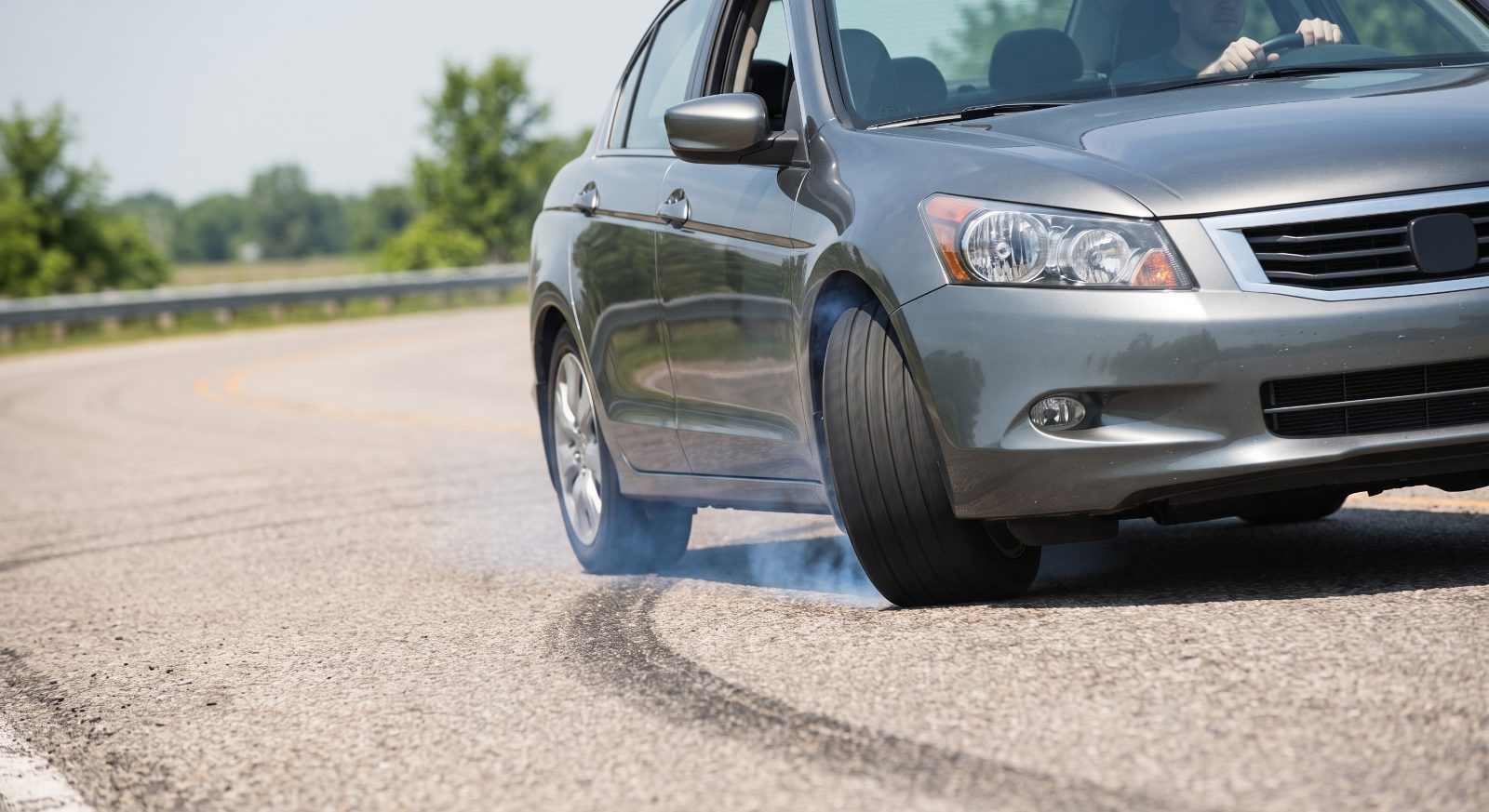 Taking Corners Fast Enough to Make the Tires Scrub