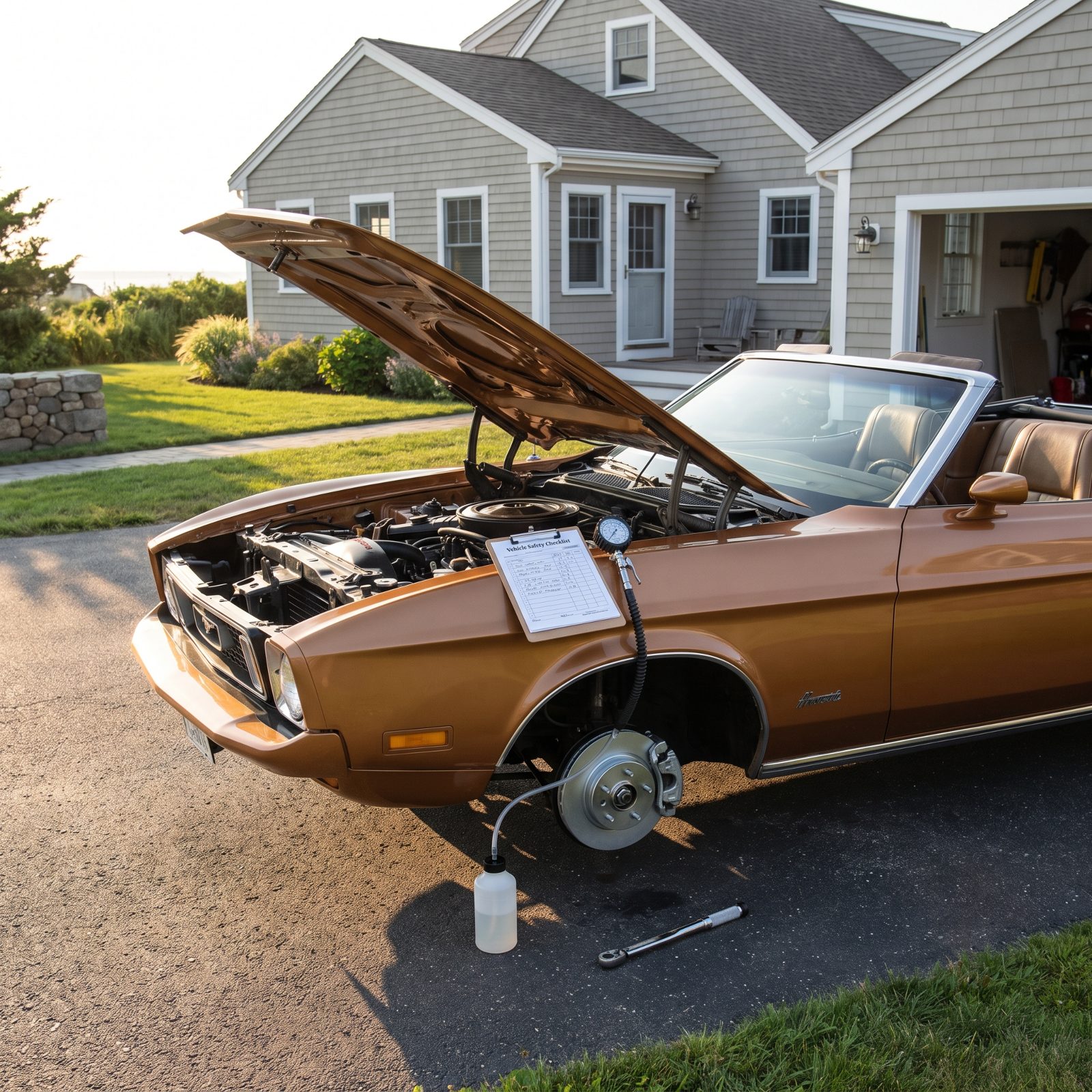 Taking the First Road Test Before Completing a Staged Safety Inspection