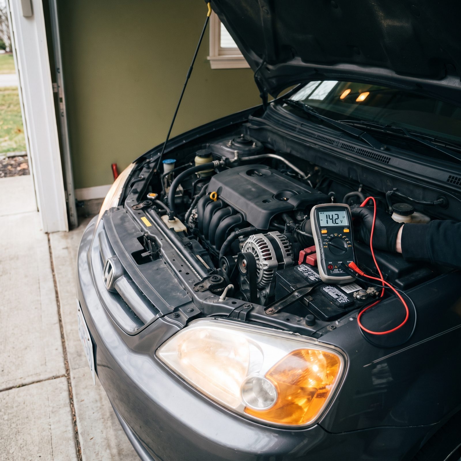 Test Alternator Output With Electrical Accessories Running