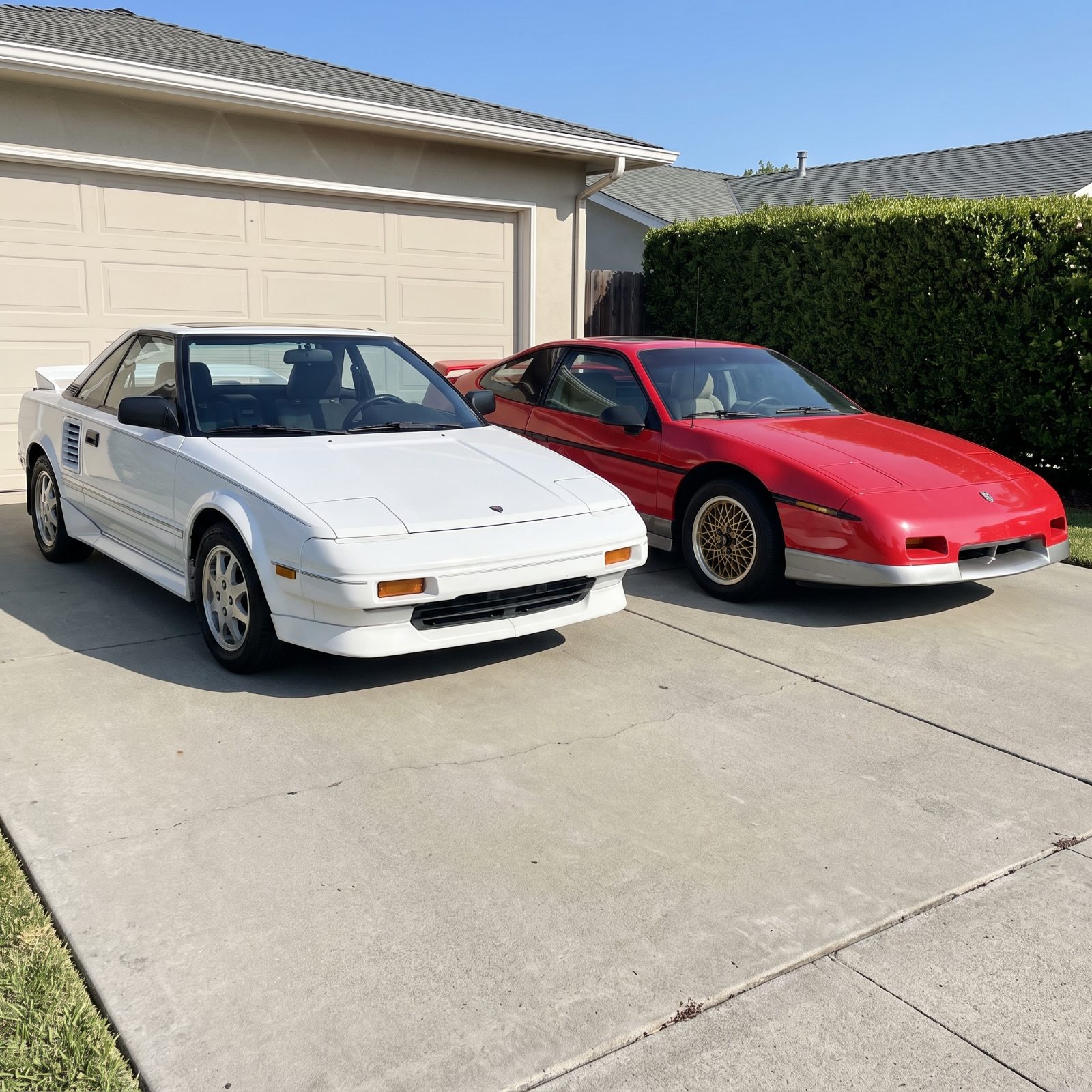 Toyota MR2 AW11 vs. Pontiac Fiero: The Cheap Exotic That Started Every Morning