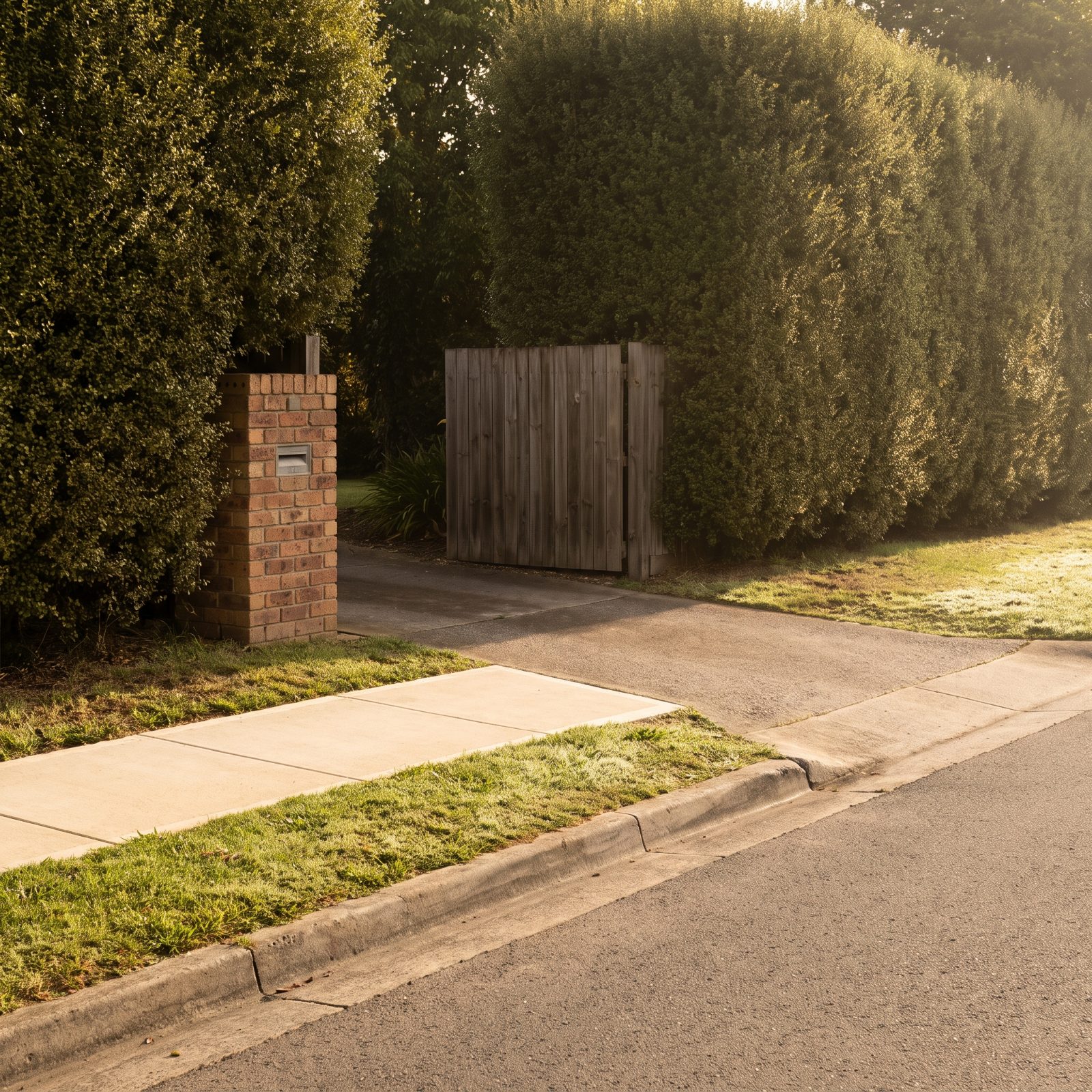Treat a Disappearing Sidewalk as a Hidden Driveway
